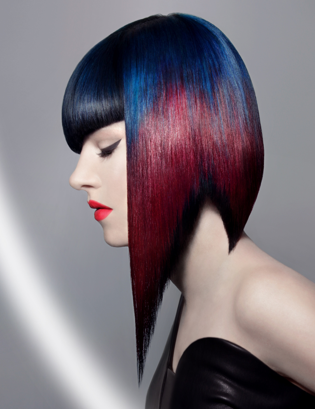 NAHA 2017 Colourist of the Year finalist Ken Hung high fashion precision haircut balayage Vancouver